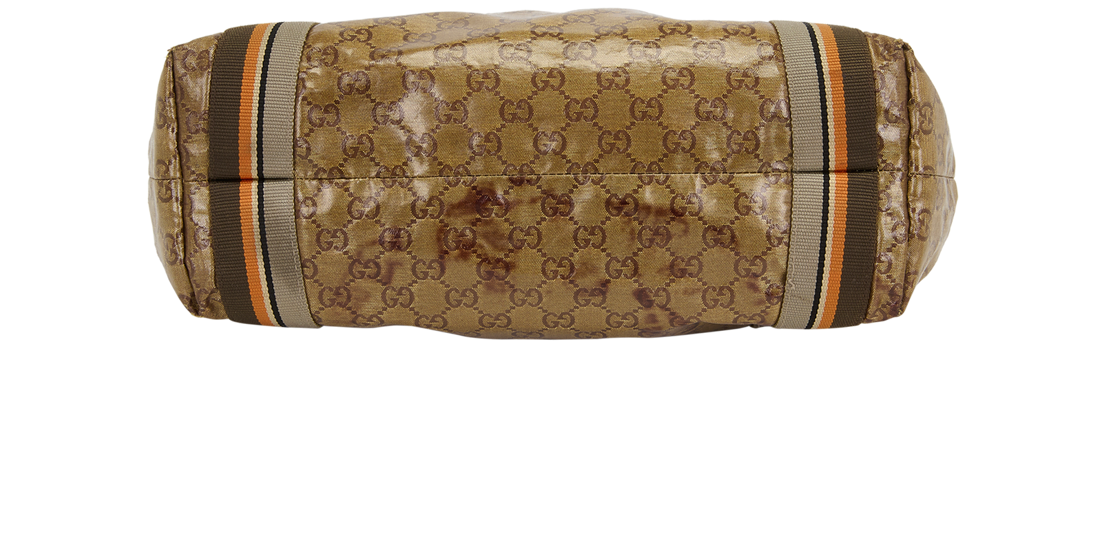 Vintage Sherry Line Tote, &pound;210, Handbags, Bronze, Bronze/Canvas, Top view